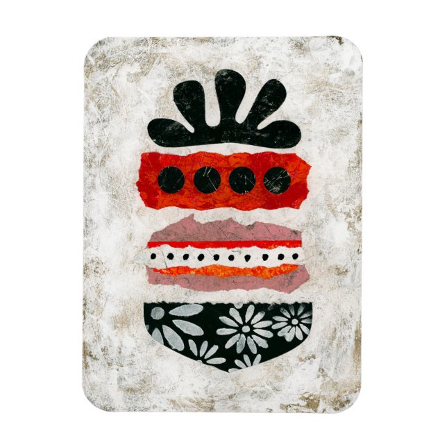 Ímã Felicidade importa o refrigerador Magnet Abstrato  (Vertical)