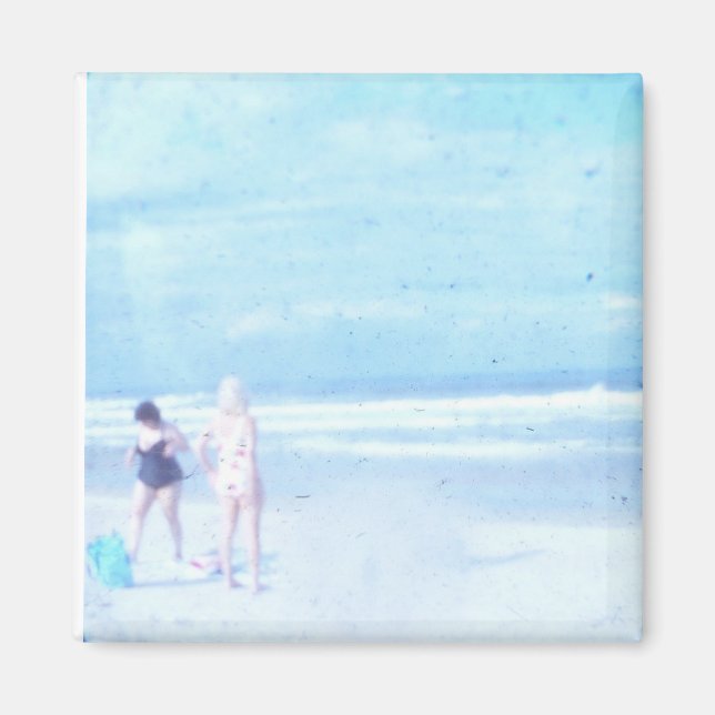 Imã felicidade na praia (Frente)