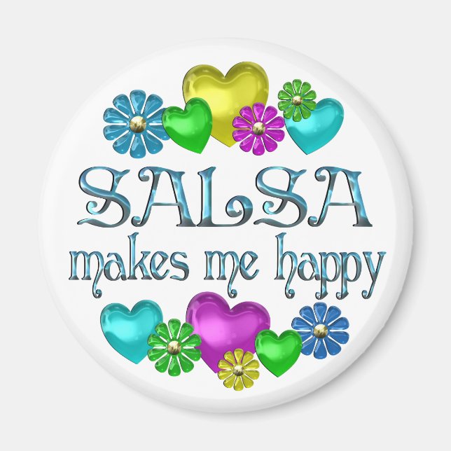 Imã Felicidade Salsa (Frente)