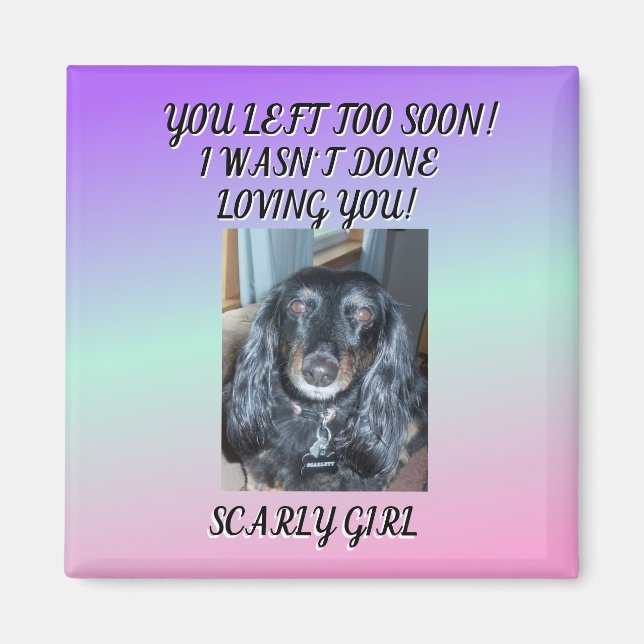 Imã Felicidades para o meu bebê de pele 1 foto (Frente)