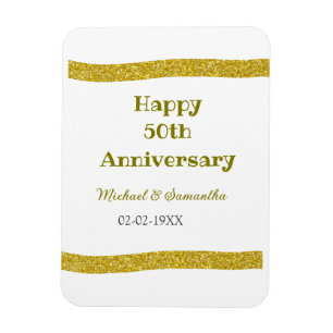 Ímã Felicidades pelos 50 anos de aniversário borda dou