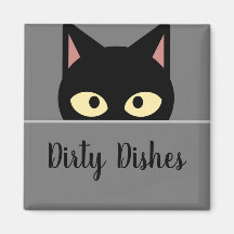 Feline Kitchen Decor' Black Cat Dishes Dirados Mag