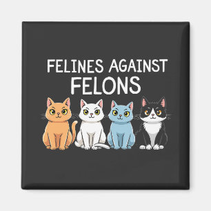 Imã Felinos contra criminosos Trump Harris Eleição Cat
