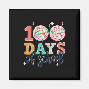 Imã Feliz 100º Dia Da Professora Da Escola Groovy Disc