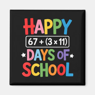 Imã Feliz 100 Dias De Escola Equação Matemática 100º D