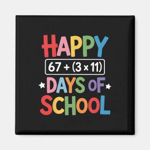 Imã Feliz 100 Dias De Escola Equação Matemática 100º D