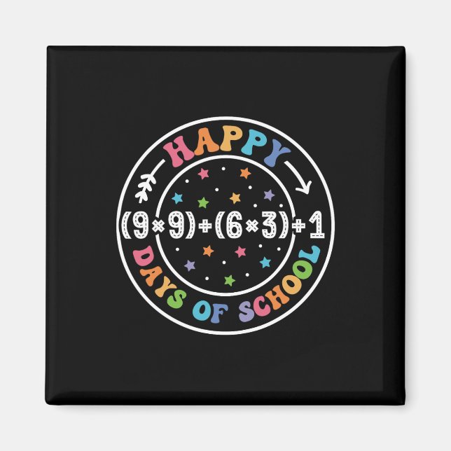 Imã Feliz 100 Dias De Fórmula De Matemática Escolar 10 (Frente)