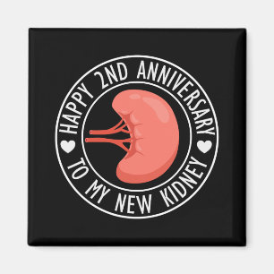 Imã Feliz 2 Anos de Aniversário ao Meu Novo Transplant