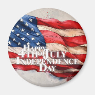 Imã Feliz 4 de julho - Dia da Independência