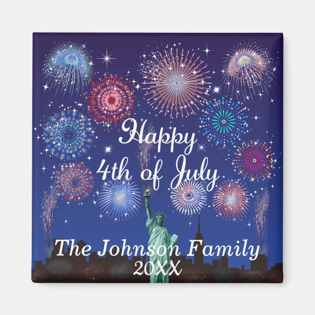 Imã Feliz 4 de julho em Nova Iorque (Frente)