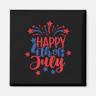 Imã Feliz 4 de Julho para Homens Mulheres Crianças