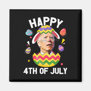 Imã Feliz 4 de Julho Páscoa Coelho Engraçado Confuso J