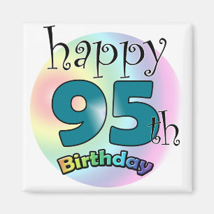 Imã Feliz 95º aniversário (blauw)