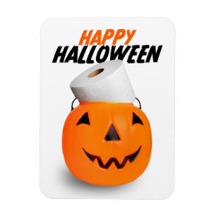 Ímã Feliz Abóbora De Halloween Com Humor De Papel De