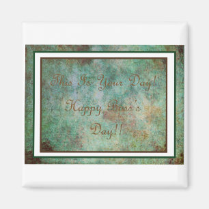 Imã Feliz Amarra do Dia do Chefe!