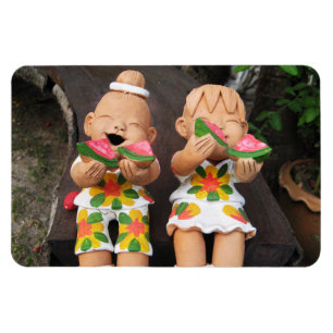 Ímã Feliz Amigos da Melancia