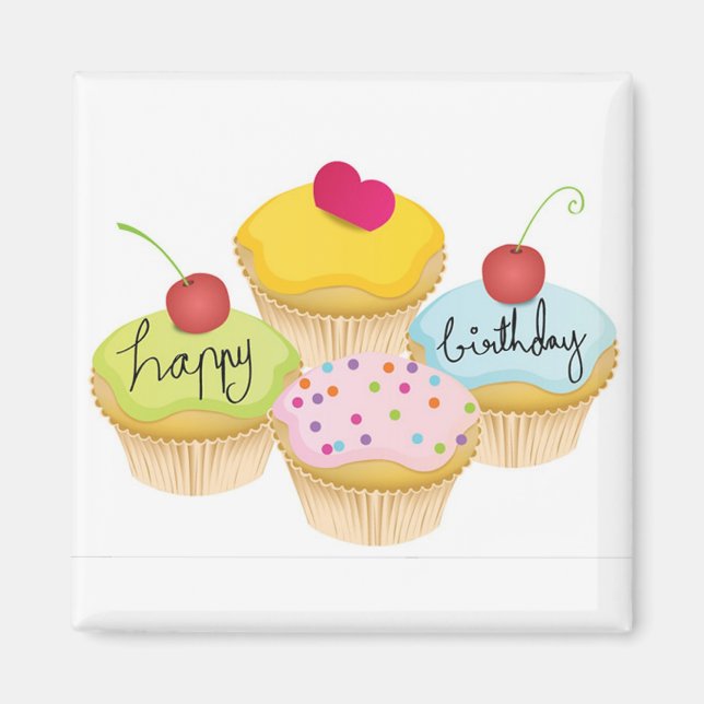 Imã Feliz aniversário (Frente)