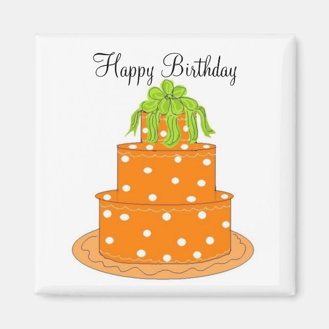 Imã Feliz aniversário (Frente)