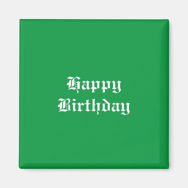 Imã Feliz aniversário (Frente)