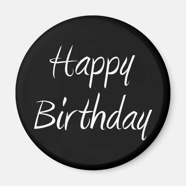 Imã Feliz aniversário (Frente)