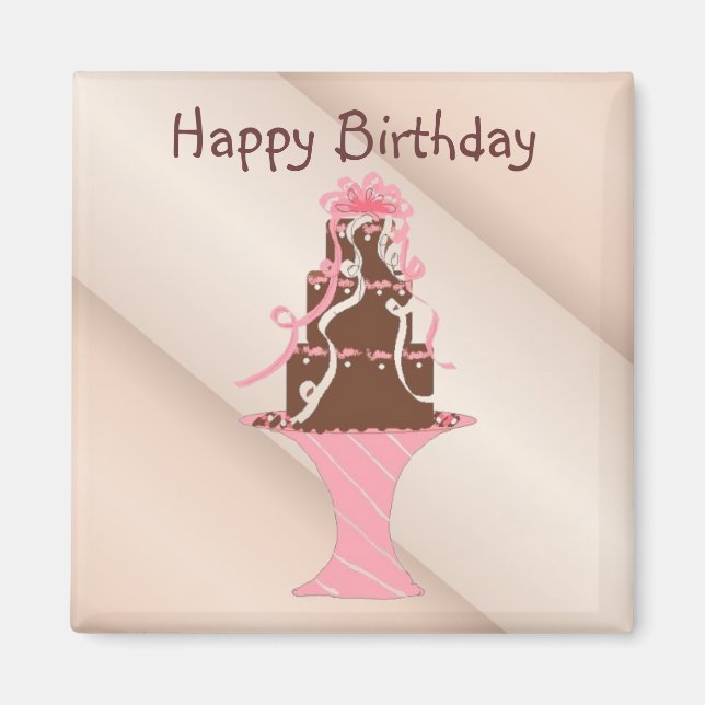 Imã Feliz aniversário (Frente)