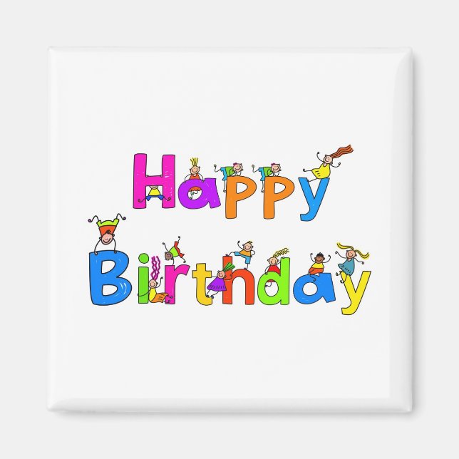 Imã Feliz aniversário (Frente)