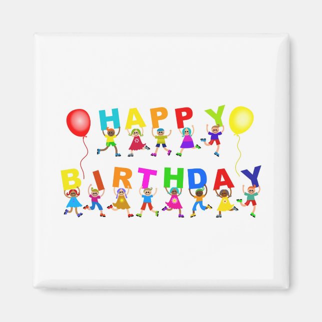 Imã Feliz aniversário (Frente)