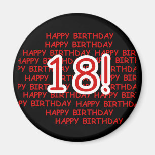 Imã Feliz aniversario 18