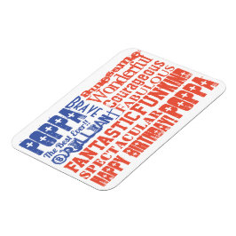 Ímã Feliz Aniversário BANDEIRA DOS EUA PERSONALIZADA