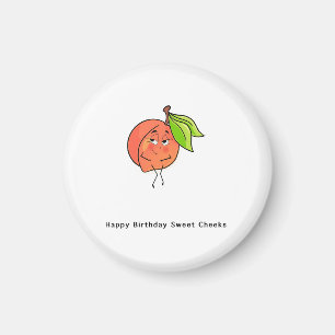 Imã Feliz Aniversário Bochechas Doces, ímã de aniversá