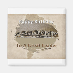 Imã Feliz Aniversário Chefe