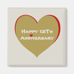 Imã Feliz aniversário de 12