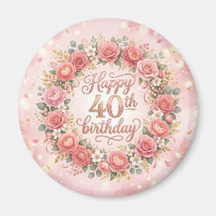 Imã Feliz aniversário de 40 anos