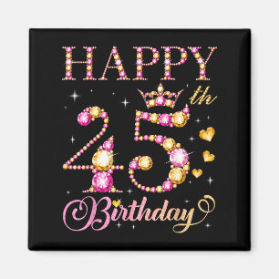 Imã Feliz Aniversário de 45 anos 45 Anos de Idade Home