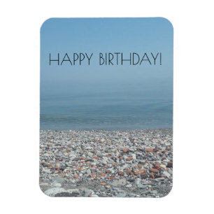 Ímã Feliz aniversario de Pebble Beach o Lago Ontário
