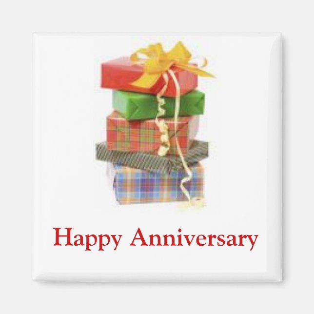 Imã Feliz Aniversário do Magnet (Frente)