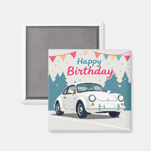 Imã Feliz Aniversário do Movimento Auto