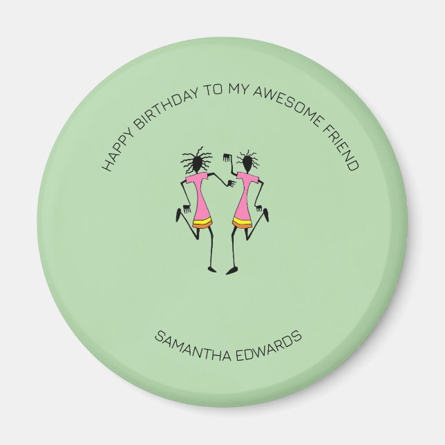 Imã Feliz aniversário, Festa de Celebração (Frente)