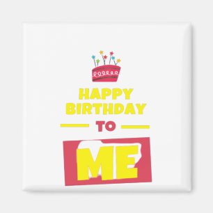 Imã Feliz aniversário para mim