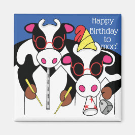 Imã Feliz aniversário para Moo da Magnet Square!