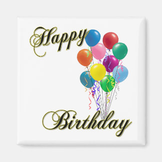 Imã Feliz Aniversário - Personalizar o Magnet