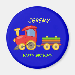 Imã Feliz Aniversário, Trem de Brinquedo, modelo