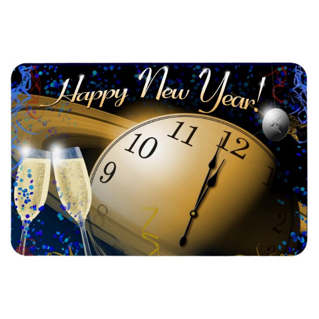 Ímã Feliz ano novo (Horizontal)