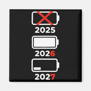 Imã Feliz Ano Novo Engraçado 2026 2027 67 Meme Seis Se