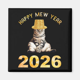 Imã Feliz Ano Novo Mew 2026