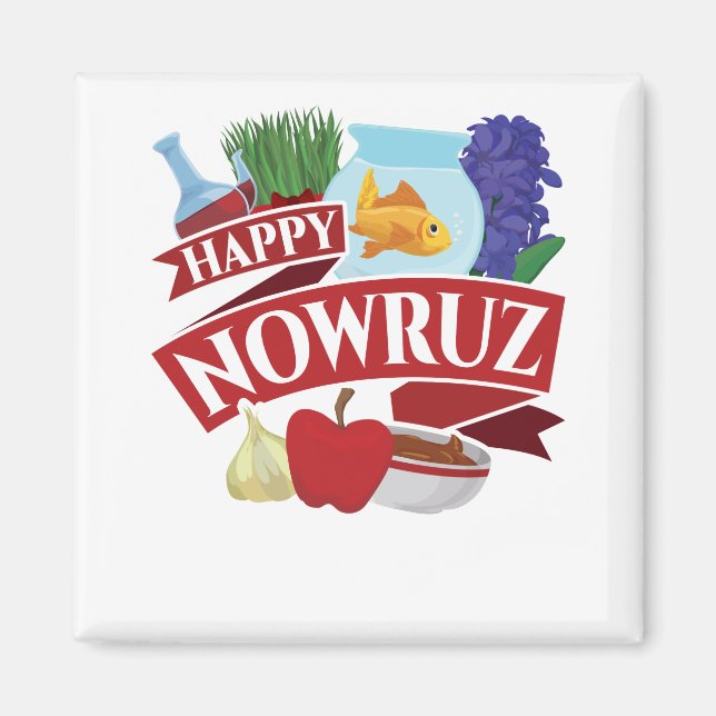 Imã Feliz Ano Novo Persa de Nowruz (Frente)
