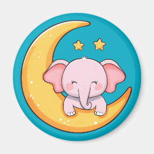 Imã Feliz bebê elefante