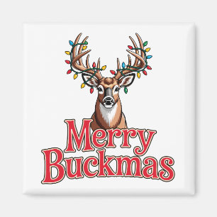 Imã Feliz Buckmas Caça de Veado Natal