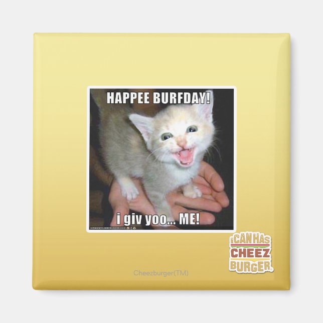 IMÃ FELIZ BURFDAY! (Frente)