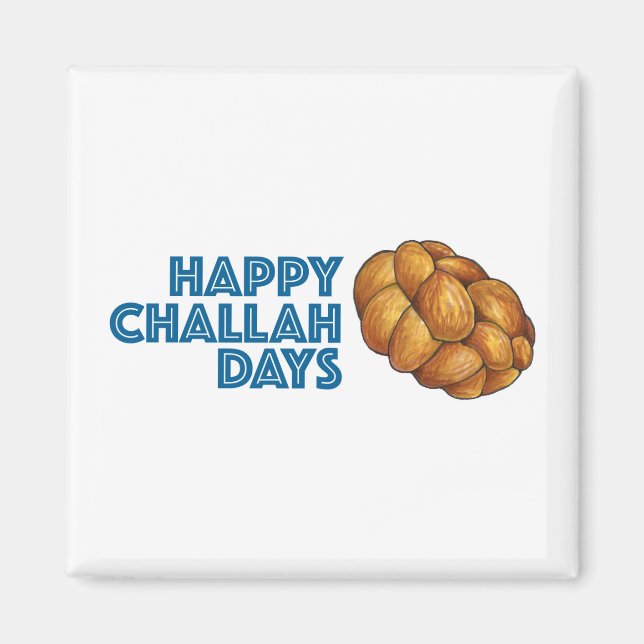 Imã Feliz Challah Days Chanukah Hanukkah Bread Loaf (Frente)